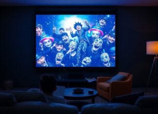 Eğlenceli Gece: Evde Sinema Deneyimi Yaşama Fun Night: Experience a Home Cinema