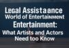 Eğlencenin Dünyasında Hukuki Yardım: Sanatçılar ve Oyuncular İçin Bilinmesi Gerekenler Legal Assistance in the World of Entertainment: What Artists and Actors Need to Know