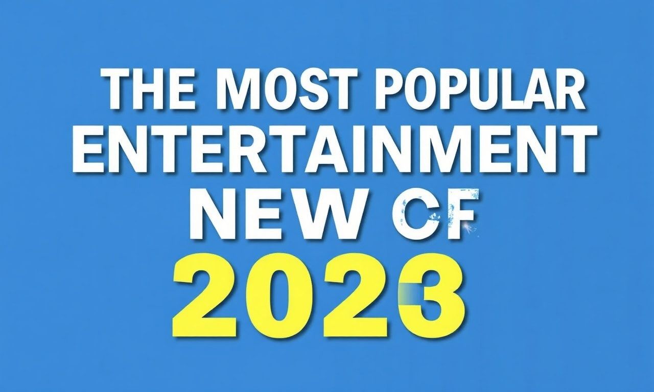 2023 Yılının En Popüler Eğlence Haberleri ve Trendleri