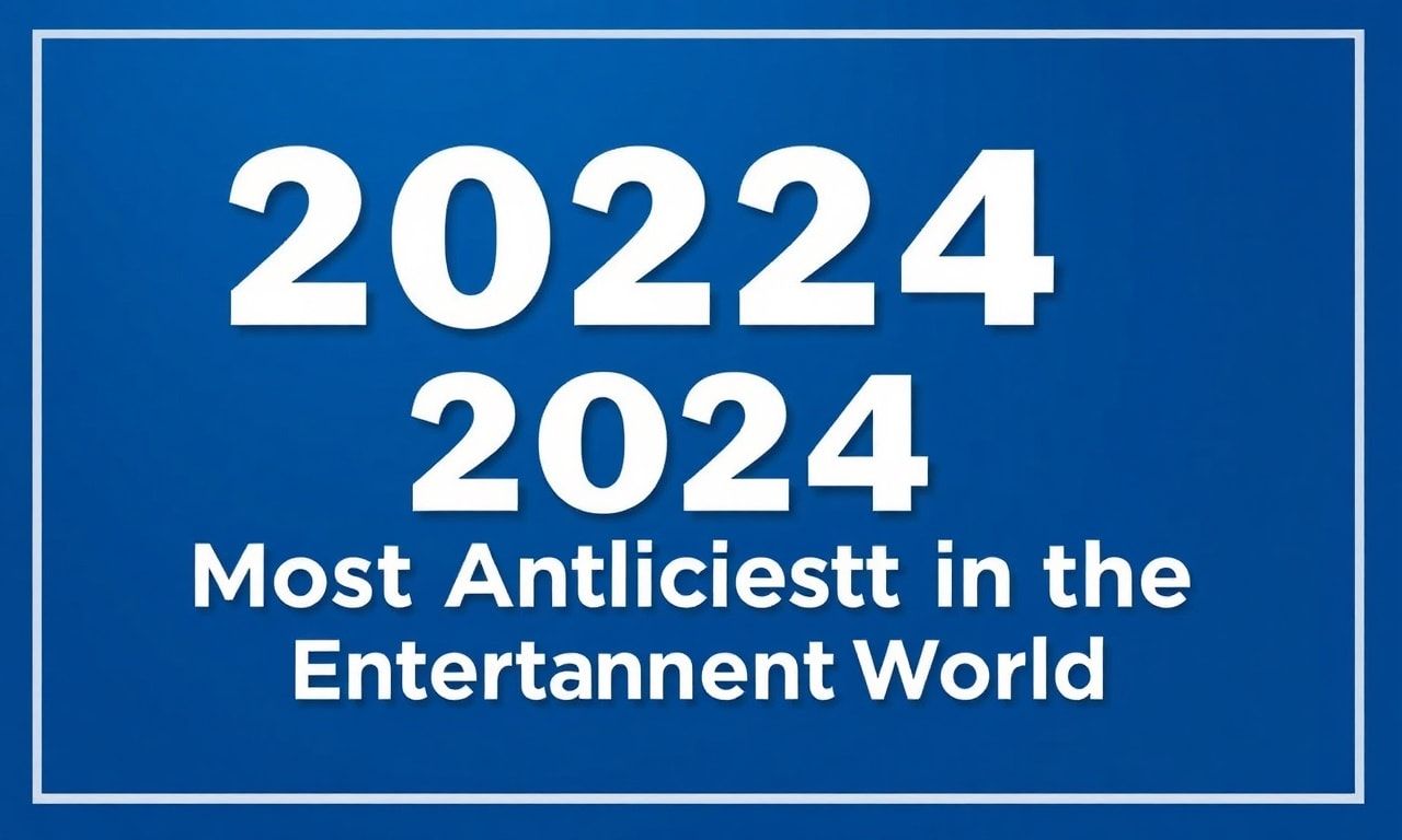 2024 Eğlence Dünyasının En Çok Beklenenleri