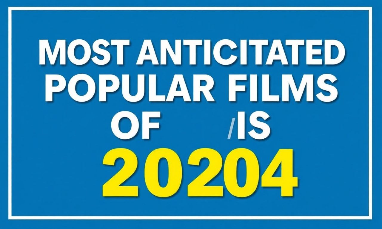 2024'te Beklenen En Çok Popüler Filmler