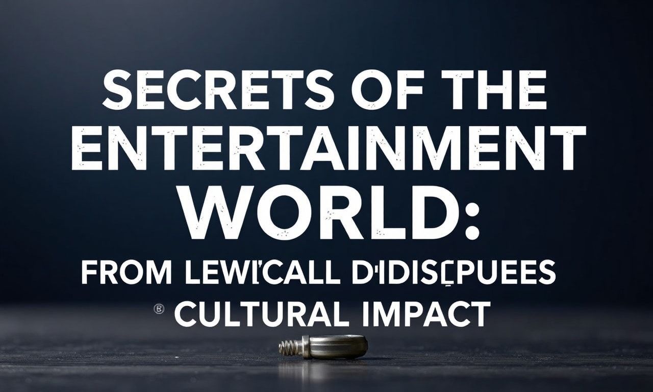 Eğlence Dünyasının En Gizli Sırları: Hukuki Tartışmalardan Popüler Kültürün Etkilerine