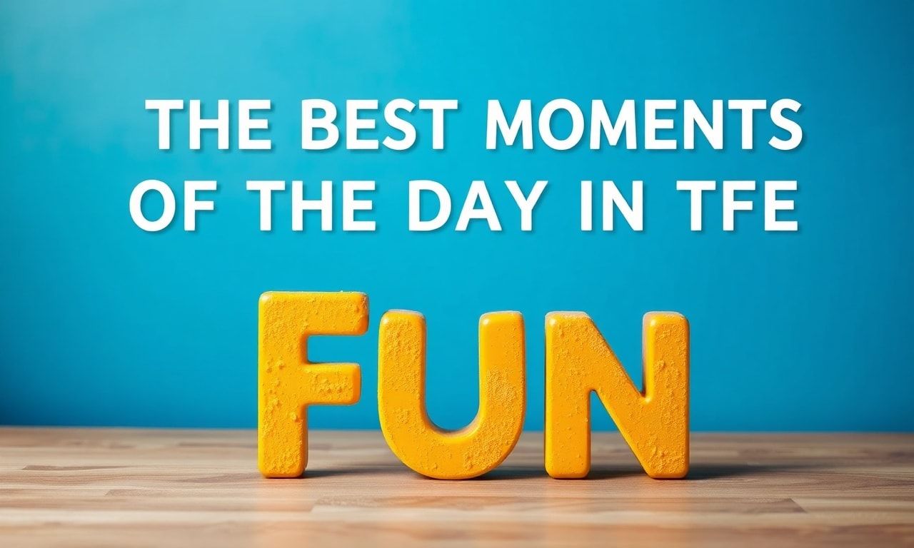 Eğlencenin Dünyasında Günün En İyi Anları