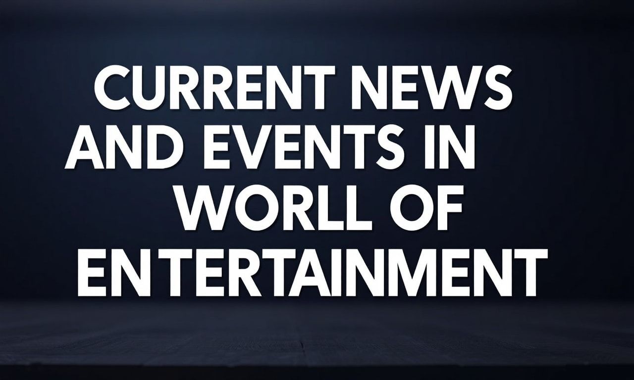 Eğlencenin Dünyasında Güncel Haberler ve Etkinlikler
