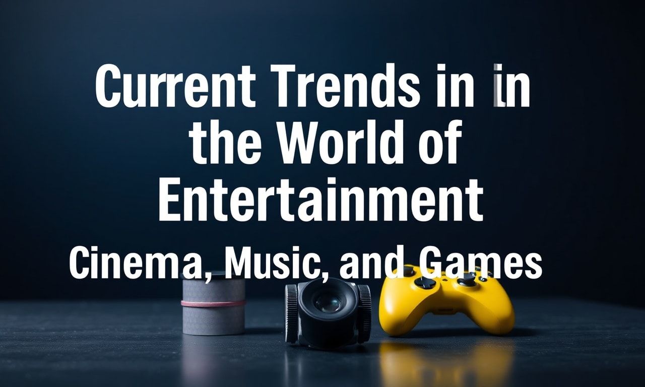 Eğlencenin Dünyasında Güncel Trendler: Sinema, Müzik ve Oyunlar