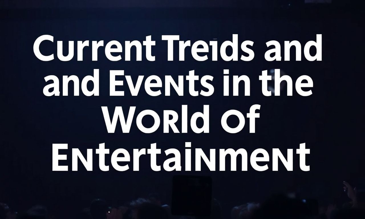 Eğlencenin Dünyasında Güncel Trendler ve Etkinlikler
