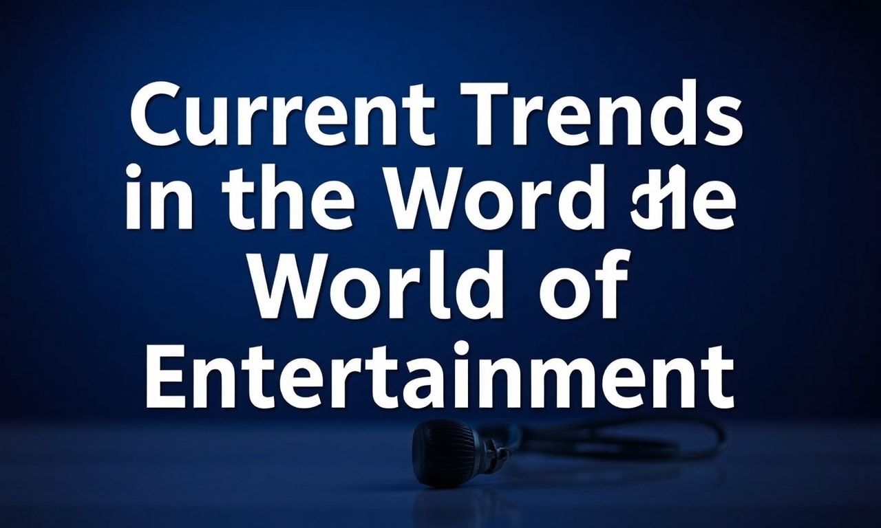 Eğlencenin Dünyasında Güncel Trendler