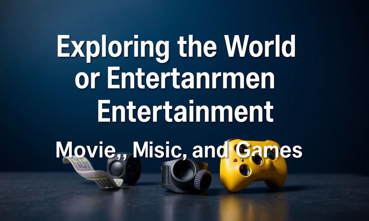 Eğlencenin Dünyasında Gezmek: Filmler, Müzik ve Oyunlar