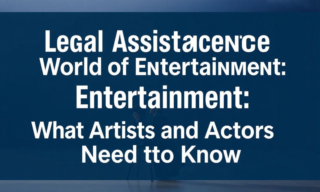 Eğlencenin Dünyasında Hukuki Yardım: Sanatçılar ve Oyuncular İçin Bilinmesi Gerekenler