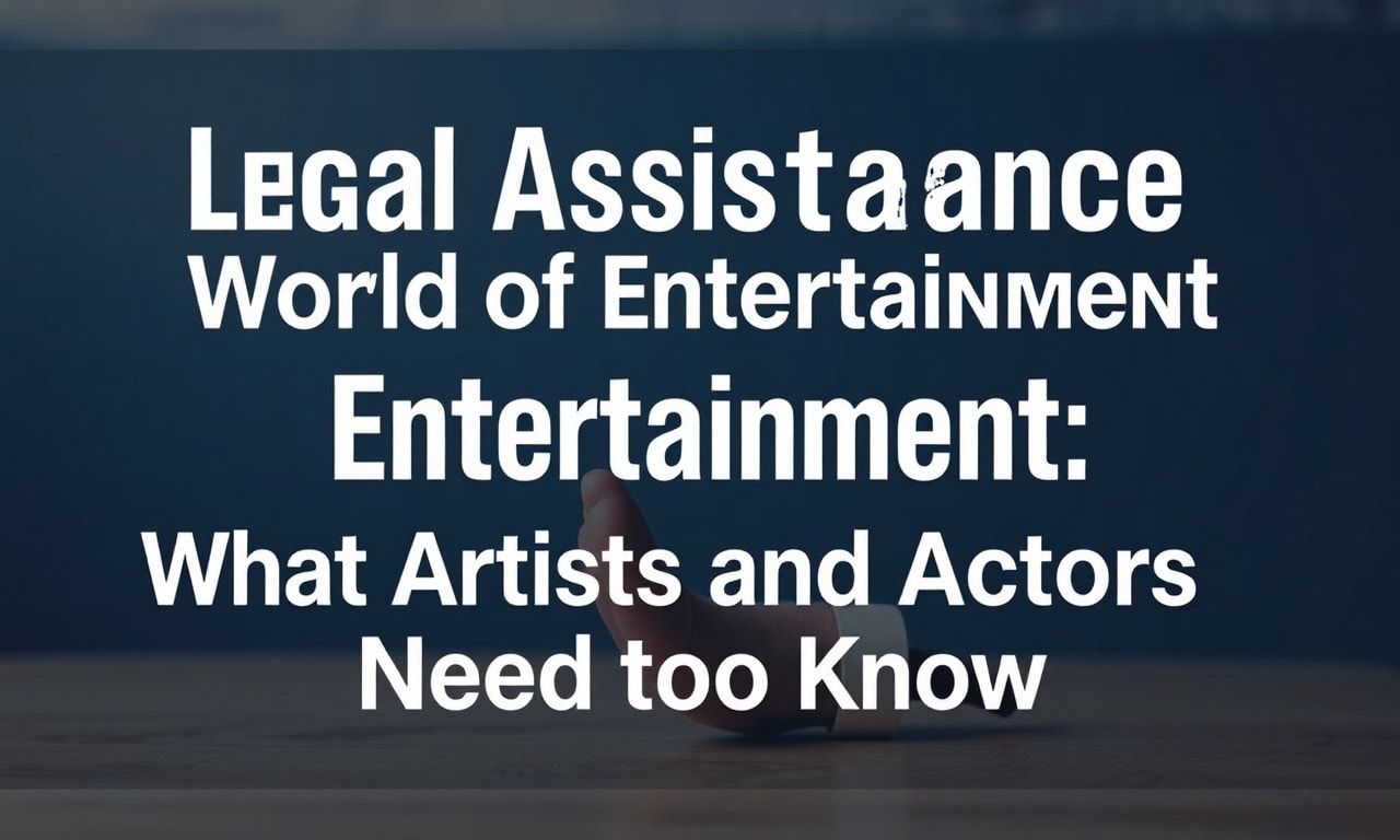 Eğlencenin Dünyasında Hukuki Yardım: Sanatçılar ve Oyuncular İçin Bilinmesi Gerekenler