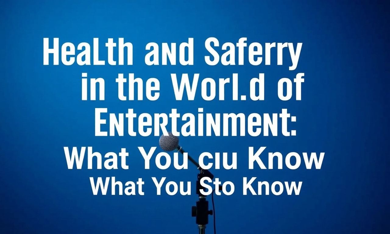 Eğlencenin Dünyasında Sağlık ve Güvenlik: Bilinmesi Gerekenler