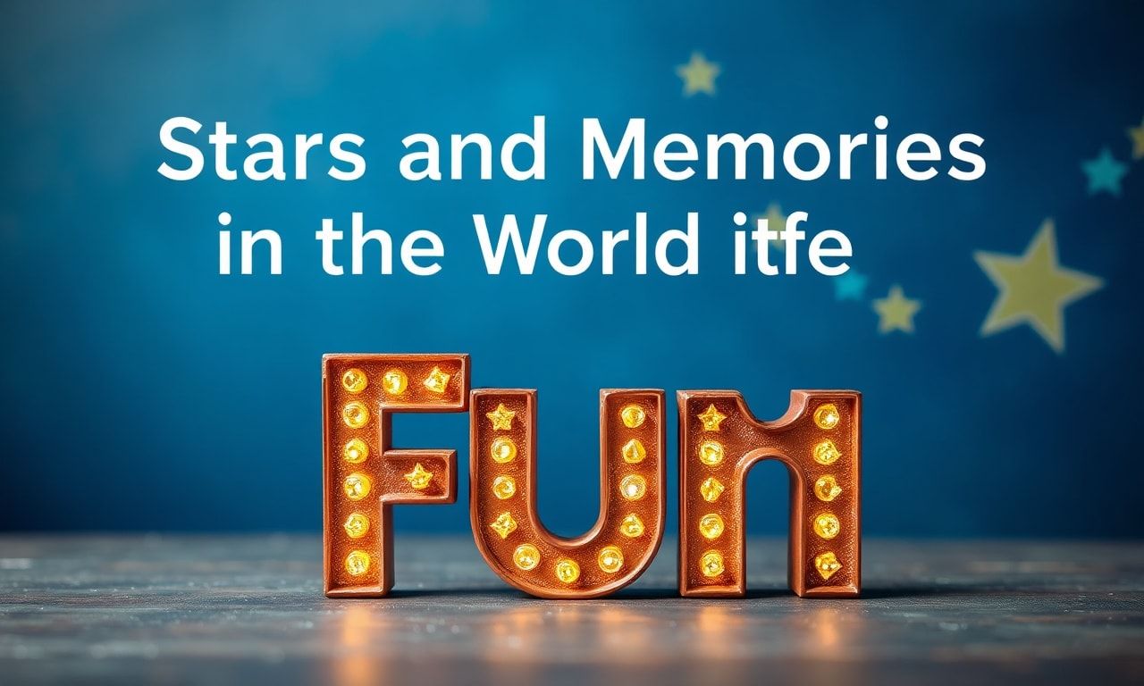 Eğlencenin Dünyasında Yıldızlar ve Anılar
