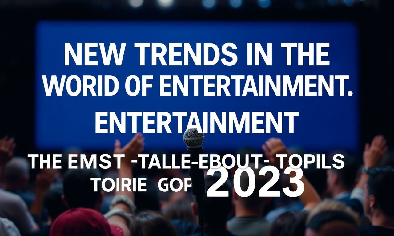 Eğlencenin Dünyasında Yeni Trendler: 2023'ün En Çok Konuşulan Konuları