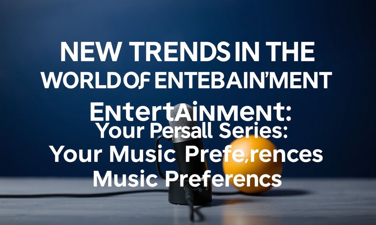 Eğlencenin Dünyasında Yeni Trendler: Kişisel Dizi ve Müzik Tercihleriniz