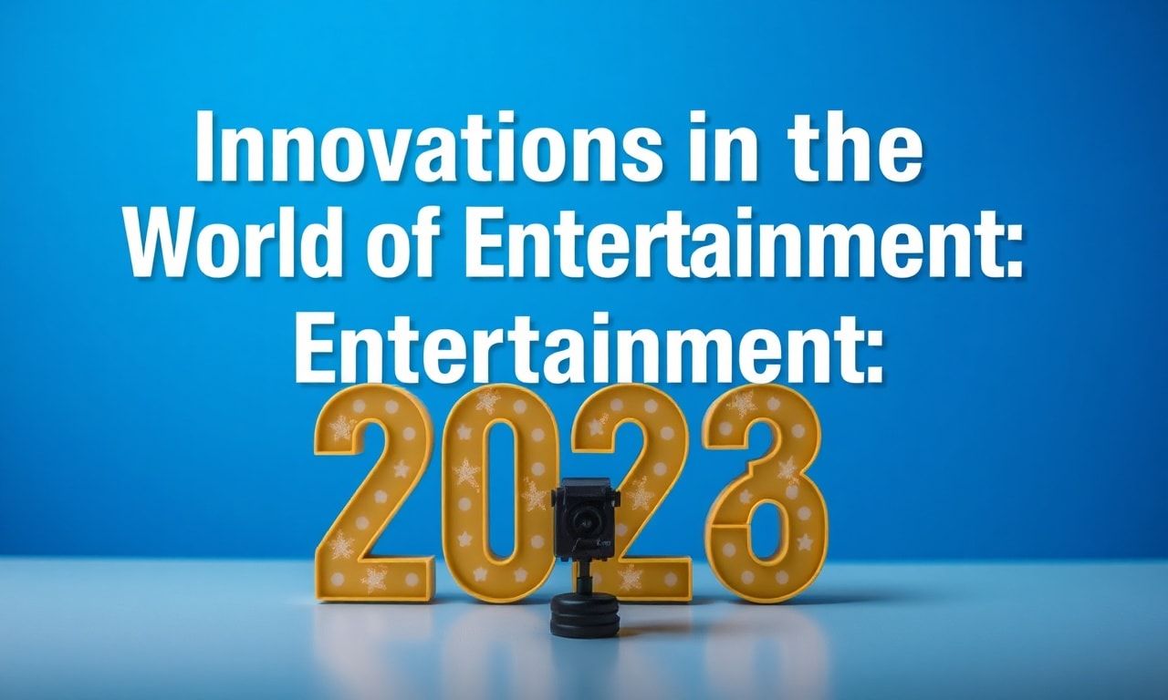 Eğlencenin Dünyasında Yenilikler: 2023'te Takip Edilmesi Gereken Trendler