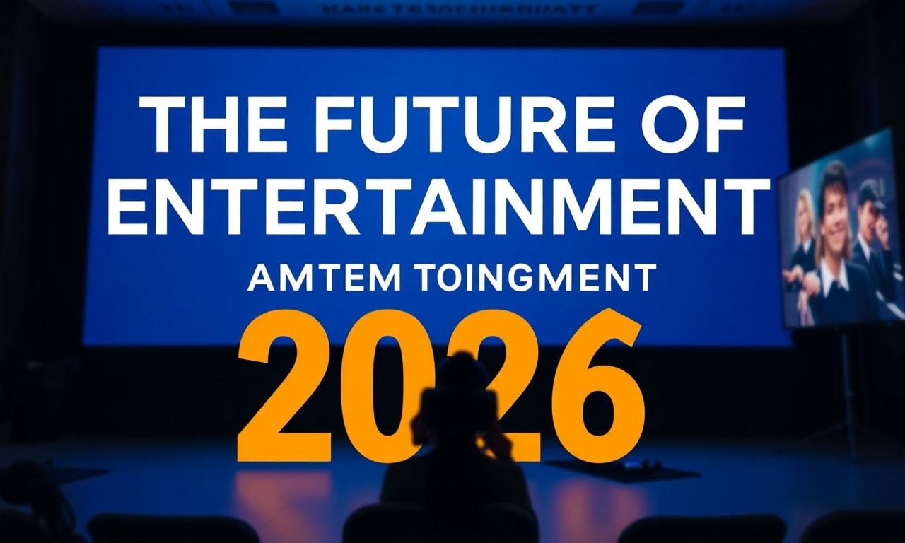 Eğlencenin Geleceği: 2026'ya Doğru Yönelim