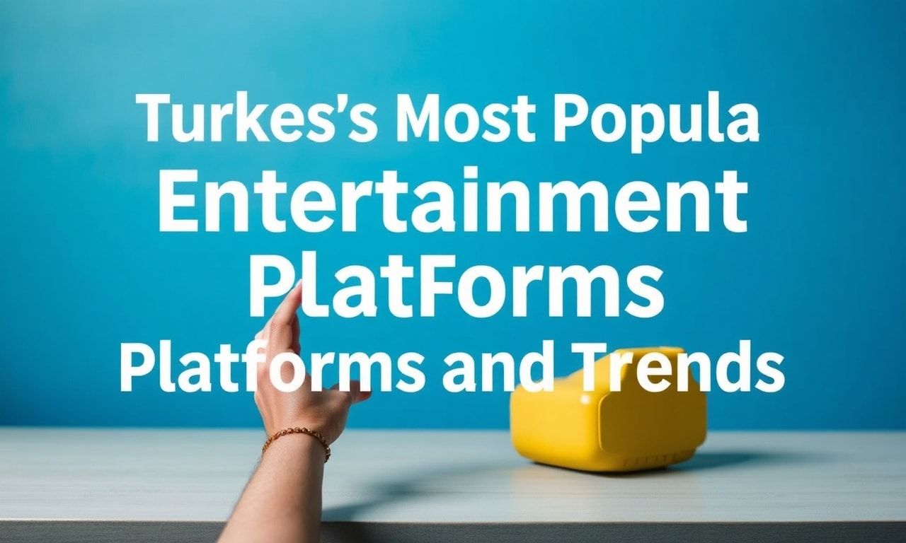 Türkiye'nin En Popüler Eğlence Platformları ve Trendleri