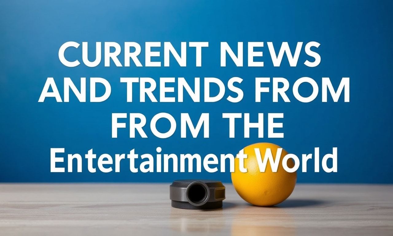 Eğlence Dünyasından Güncel Haberler ve Trendler